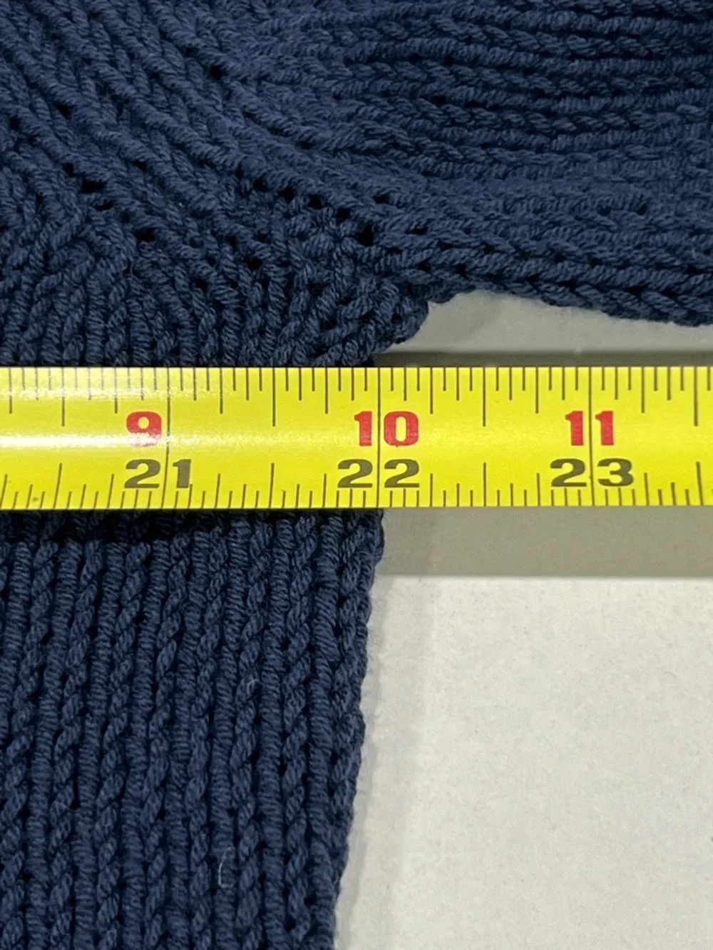 Wooden Ships GAME ON Sweater XS Navy Football Fan Gear Sporty Knitted Cropped - Picture 4 of 8